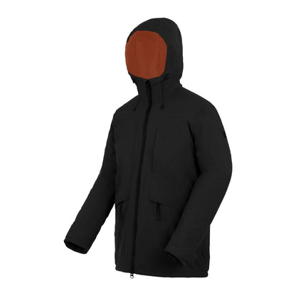 Black - Side - Regatta Mens Balaton Insulated Waterproof Jacket