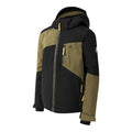 Olive Green - Side - Dare 2B Childrens-Kids Ripper Ski Jacket