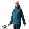 Moroccan Blue-Storm Blue - Close up - Regatta Womens-Ladies Wentwood 3 in 1 Jacket