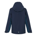Navy-Moonlight Denim - Back - Regatta Childrens-Kids Hurdle Insulated Waterproof Jacket