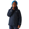 Navy-Moonlight Denim - Lifestyle - Regatta Childrens-Kids Hurdle Insulated Waterproof Jacket