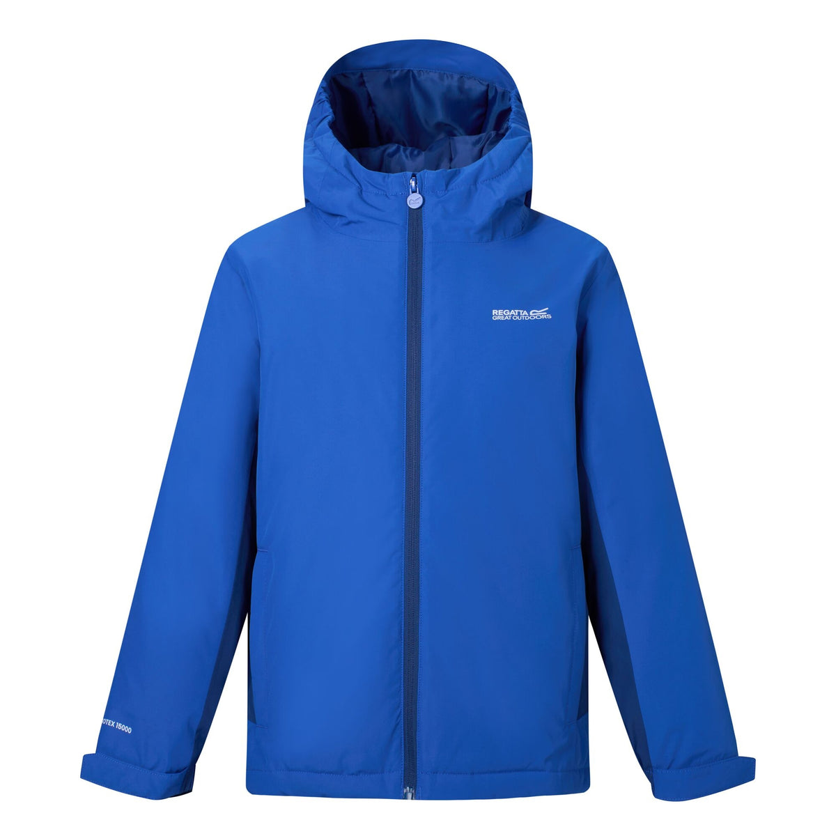 Olympian Blue-Aviator Blue - Front - Regatta Childrens-Kids Hurdle Insulated Waterproof Jacket
