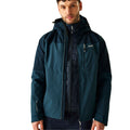 Navy Blue - Close up - Regatta Mens Wentwood 3 in 1 Jacket