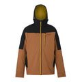 Nut Brown-Black - Front - Regatta Mens Wentwood 3 in 1 Jacket