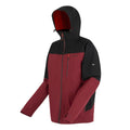 Dark Maroon-Black - Side - Regatta Mens Wentwood 3 in 1 Jacket