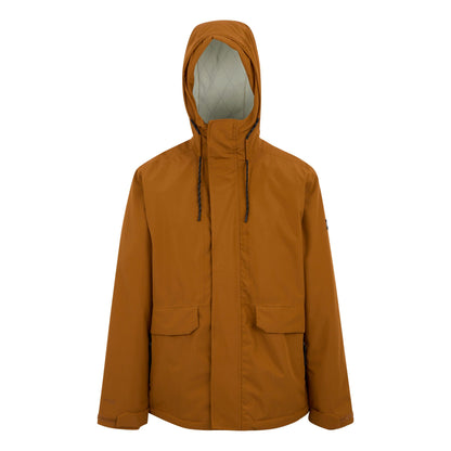 Glazed Ginger - Front - Regatta Mens Sterlings Insulated Waterproof Jacket