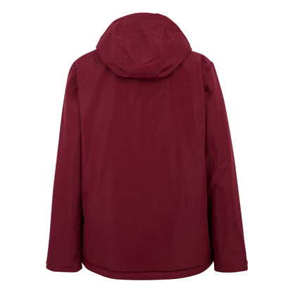 Dark Maroon-Black - Back - Regatta Mens Sterlings Insulated Waterproof Jacket