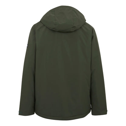 Dark Khaki - Back - Regatta Mens Sterlings Insulated Waterproof Jacket