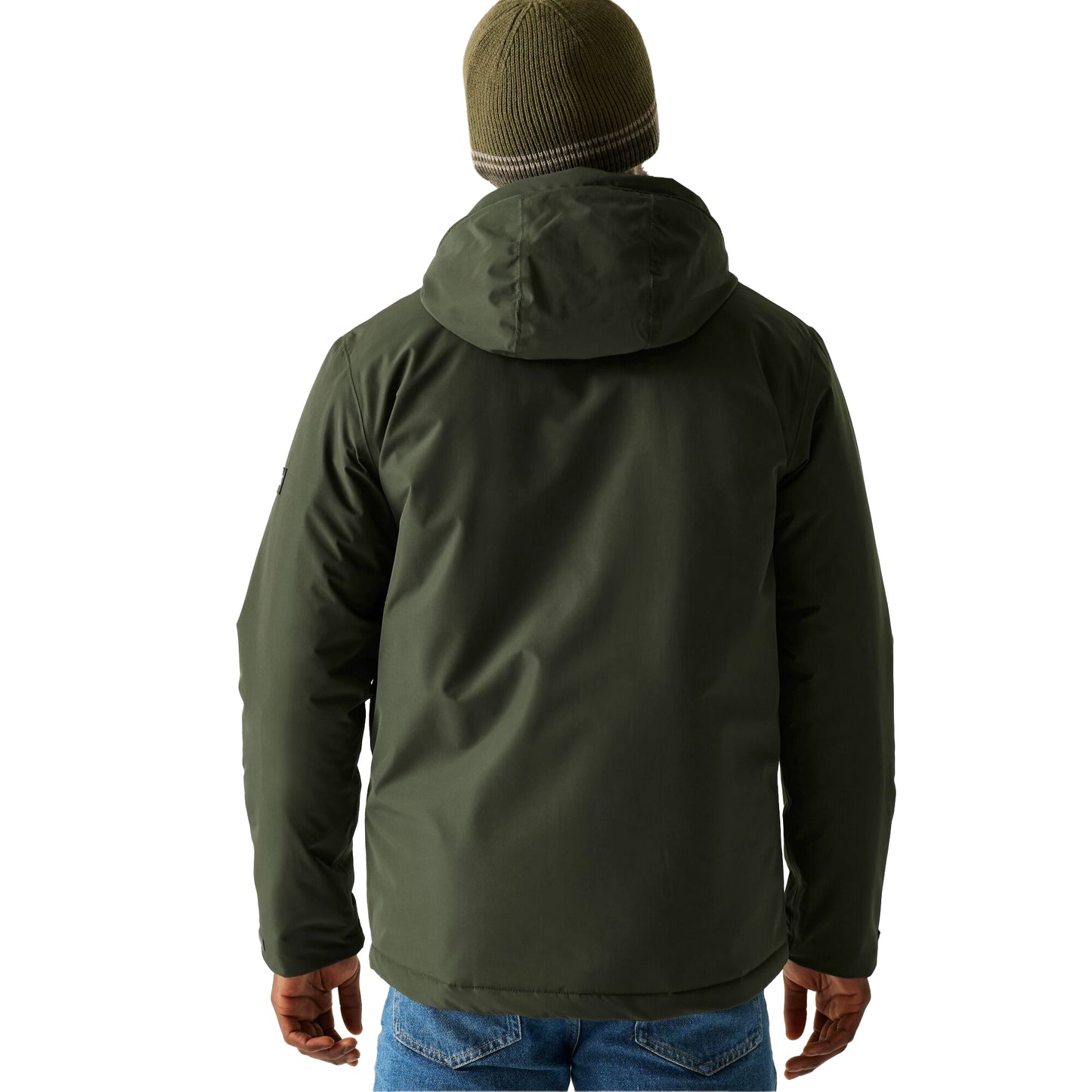 Dark Khaki - Pack Shot - Regatta Mens Sterlings Insulated Waterproof Jacket