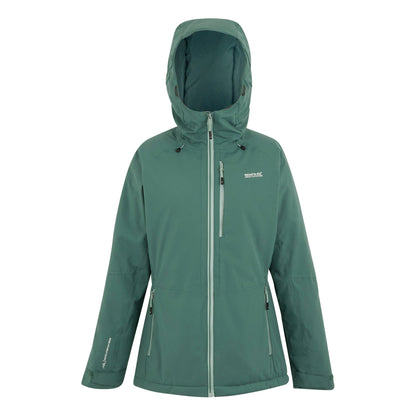 Spruce Green - Front - Regatta Womens-Ladies Highton Stretch Padded Jacket