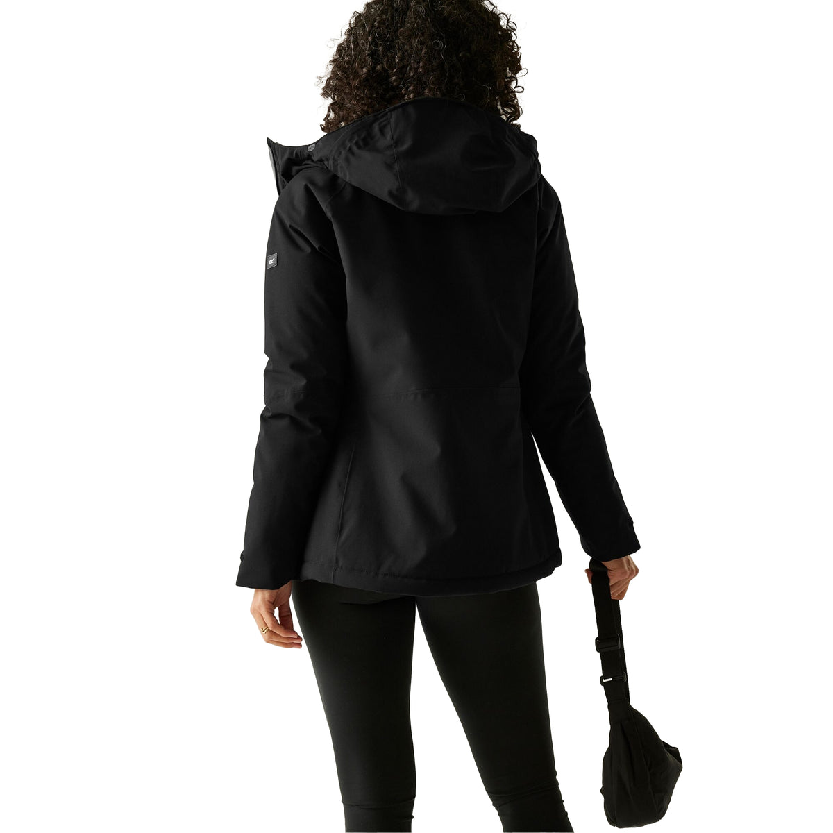 Black - Pack Shot - Regatta Womens-Ladies Highton Stretch Padded Jacket
