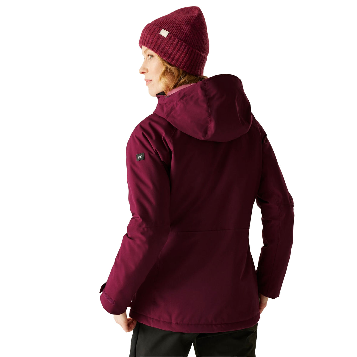 Dark Pimento - Pack Shot - Regatta Womens-Ladies Highton Stretch Padded Jacket