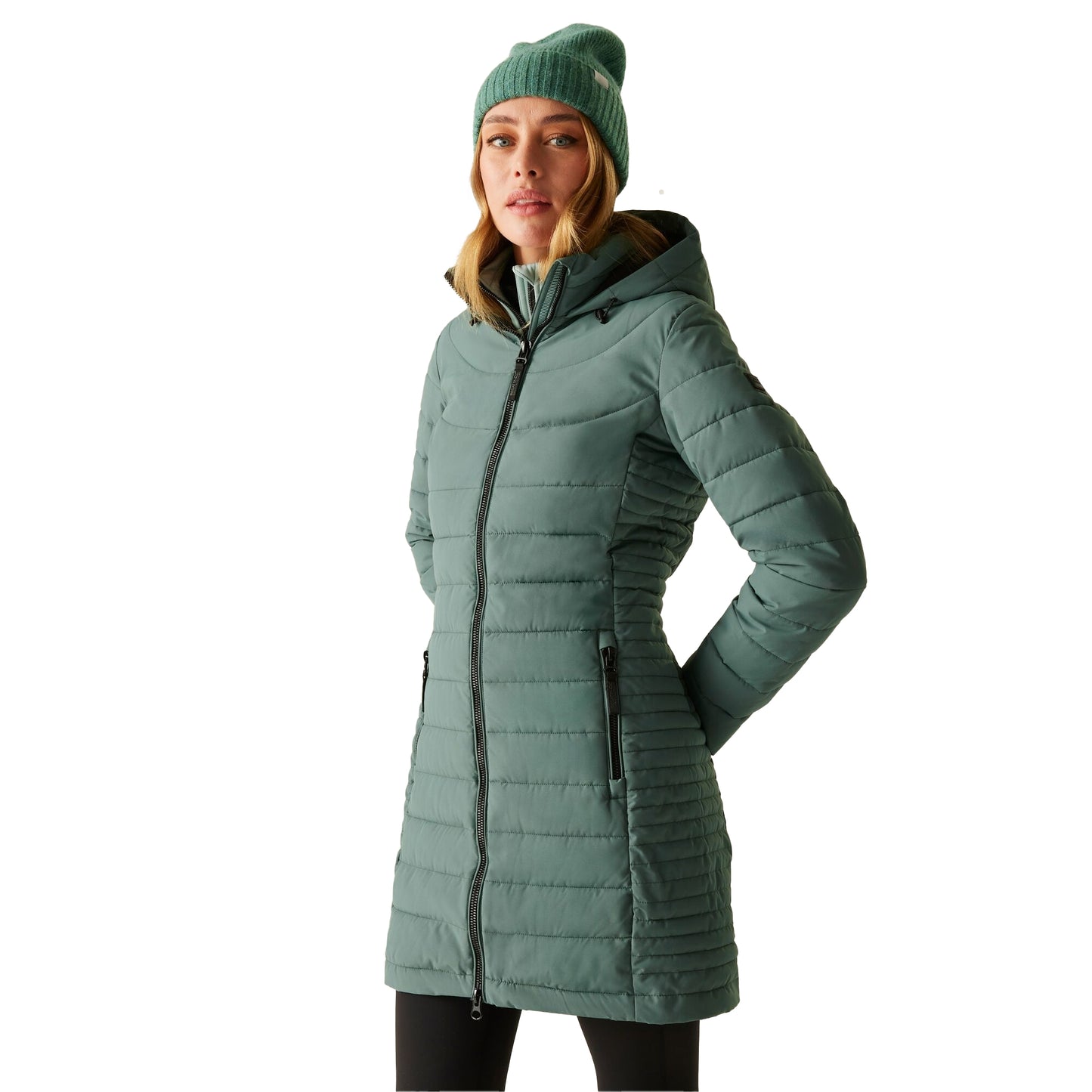 Spruce Green - Lifestyle - Regatta Womens-Ladies Andria Padded Jacket