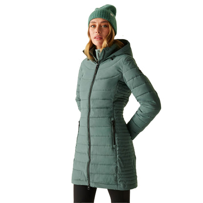 Spruce Green - Lifestyle - Regatta Womens-Ladies Andria Padded Jacket