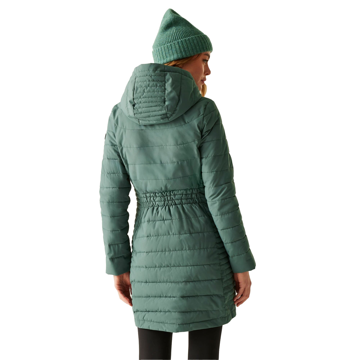 Spruce Green - Pack Shot - Regatta Womens-Ladies Andria Padded Jacket