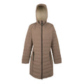 Brown - Side - Regatta Womens-Ladies Andria Padded Jacket