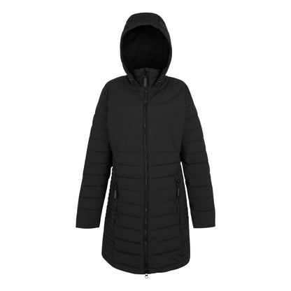 Black - Front - Regatta Womens-Ladies Andria Padded Jacket