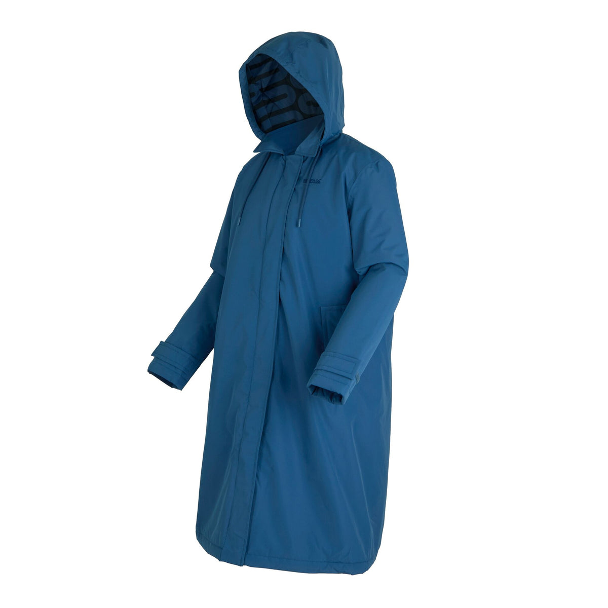 Dusty Denim - Side - Regatta Womens-Ladies Orla Kiely Mac Waterproof Jacket
