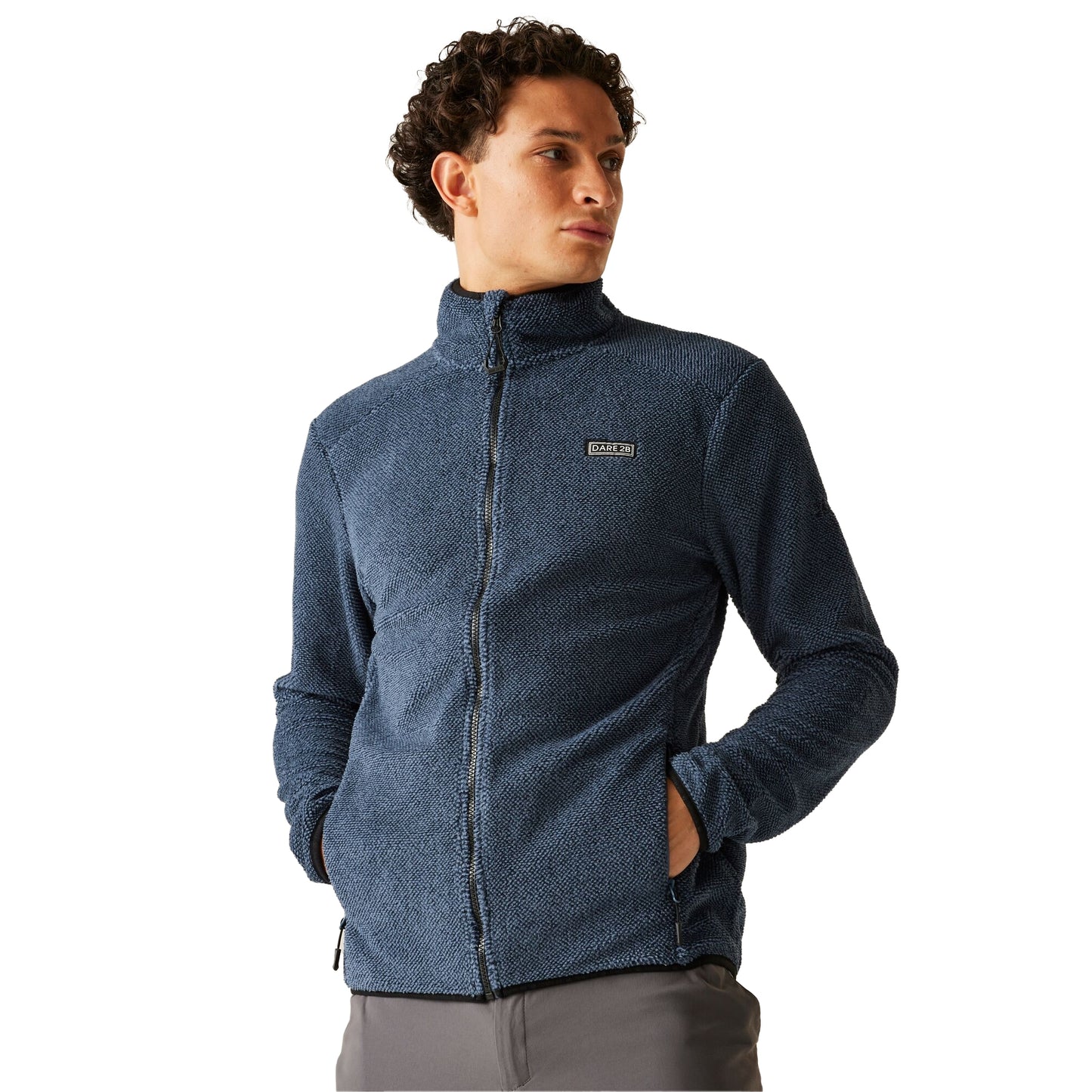 Blue Indigo - Side - Regatta Mens Switch Out Fleece Jacket