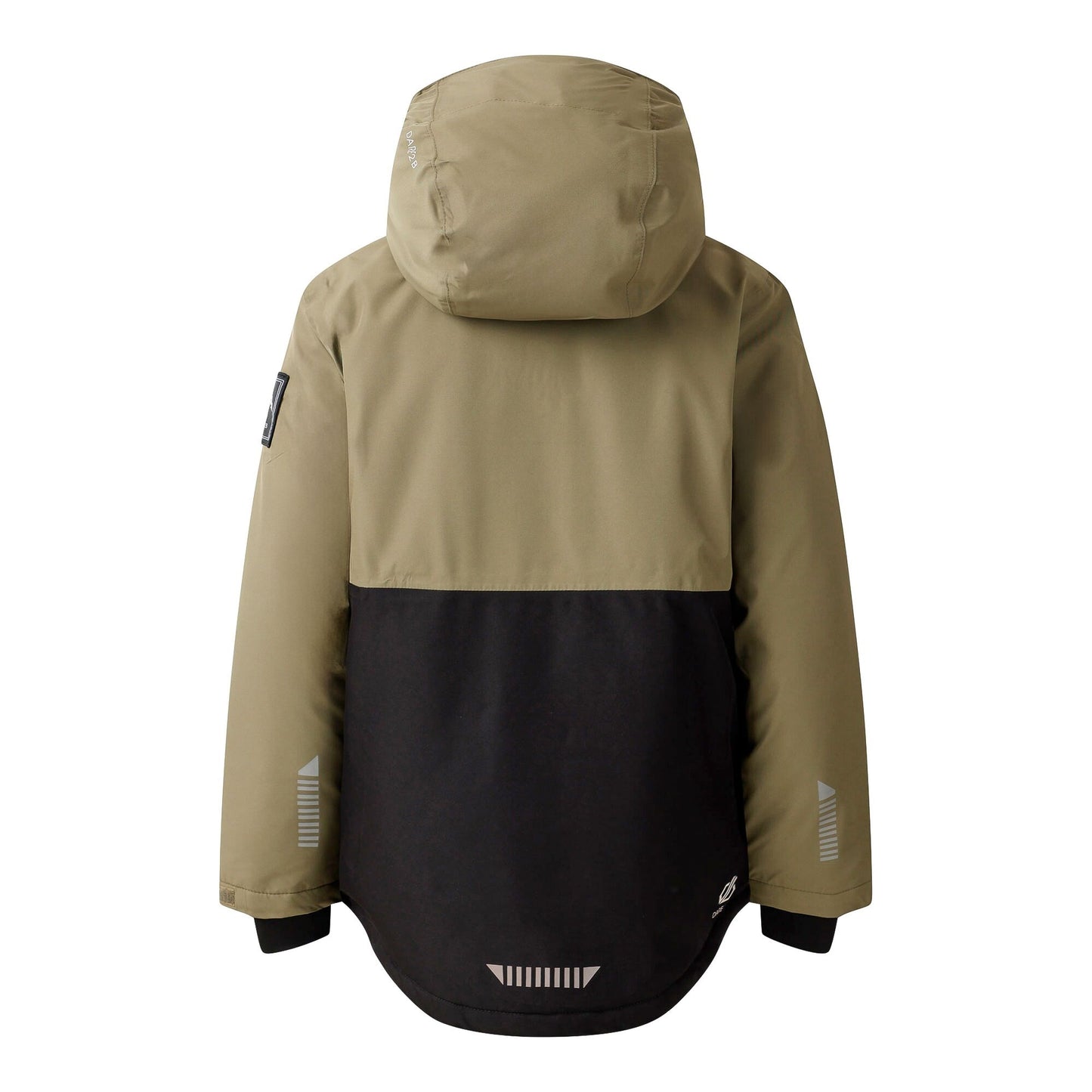 Olive Green - Side - Dare 2B Childrens-Kids Freehand II Ski Jacket