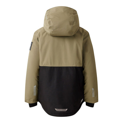 Olive Green - Side - Dare 2B Childrens-Kids Freehand II Ski Jacket