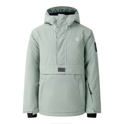 Glacier Green - Back - Dare 2B Childrens-Kids Freehand II Ski Jacket