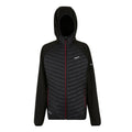 Black-Dark Maroon - Front - Regatta Mens Andreson Hybrid Jacket