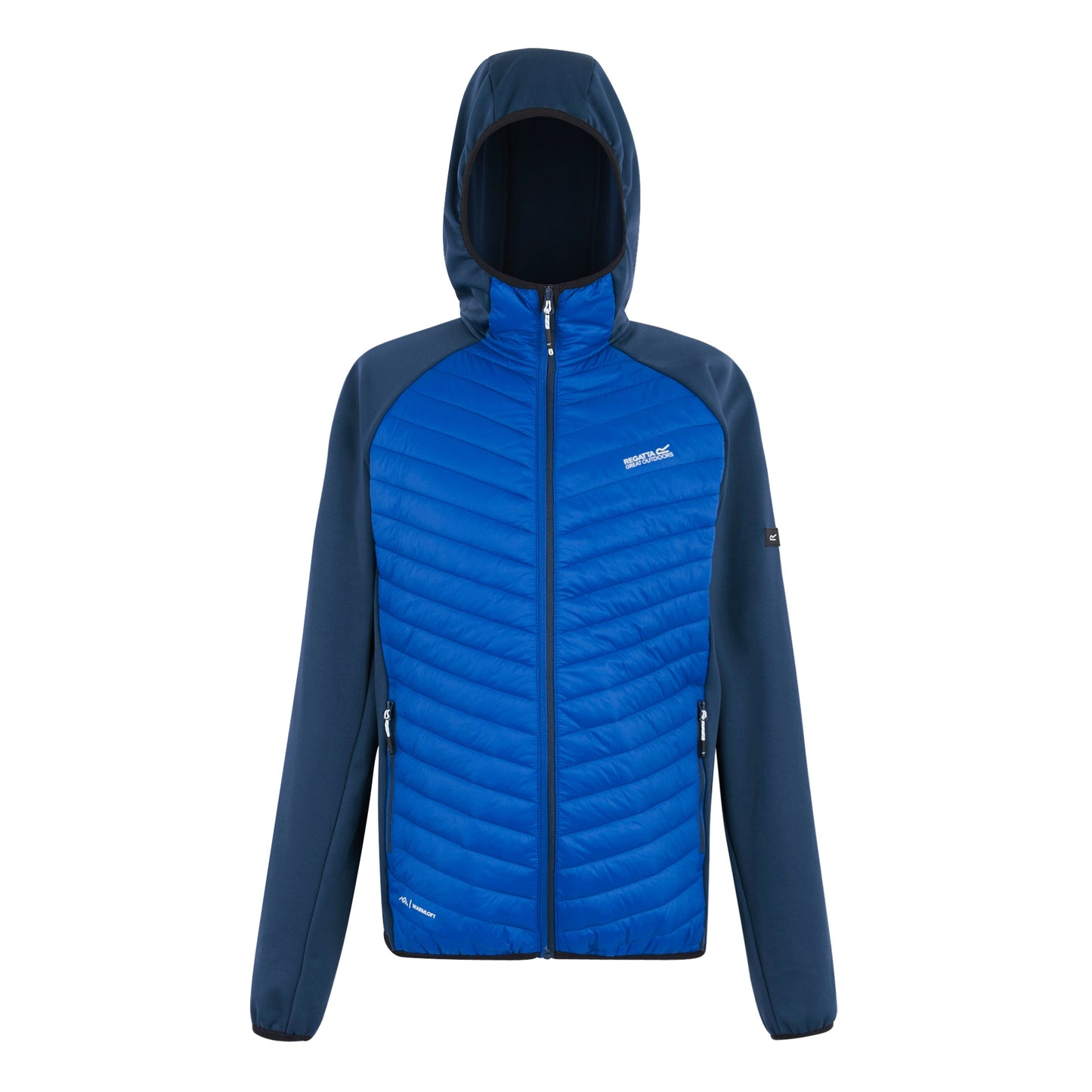 Snorkel Blue-Moonlight Denim - Front - Regatta Mens Andreson Hybrid Jacket