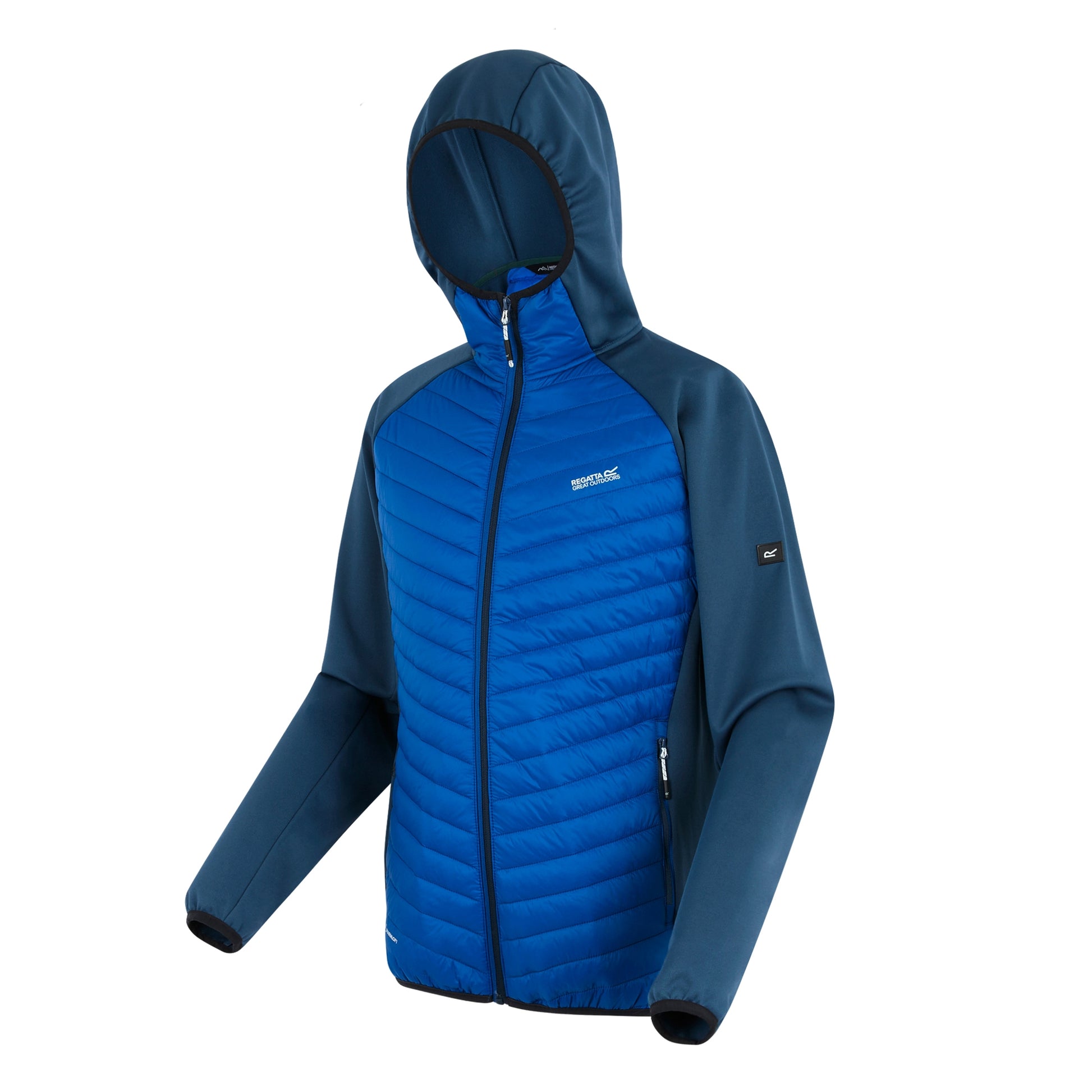 Snorkel Blue-Moonlight Denim - Side - Regatta Mens Andreson Hybrid Jacket