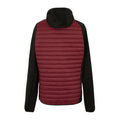 Dark Maroon-Black - Back - Regatta Mens Andreson Hybrid Jacket
