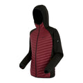 Dark Maroon-Black - Side - Regatta Mens Andreson Hybrid Jacket