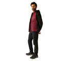 Dark Maroon-Black - Lifestyle - Regatta Mens Andreson Hybrid Jacket
