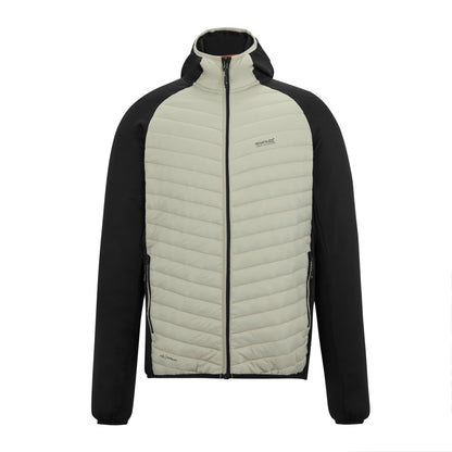 Abbeystone-Black - Front - Regatta Mens Andreson Hybrid Jacket
