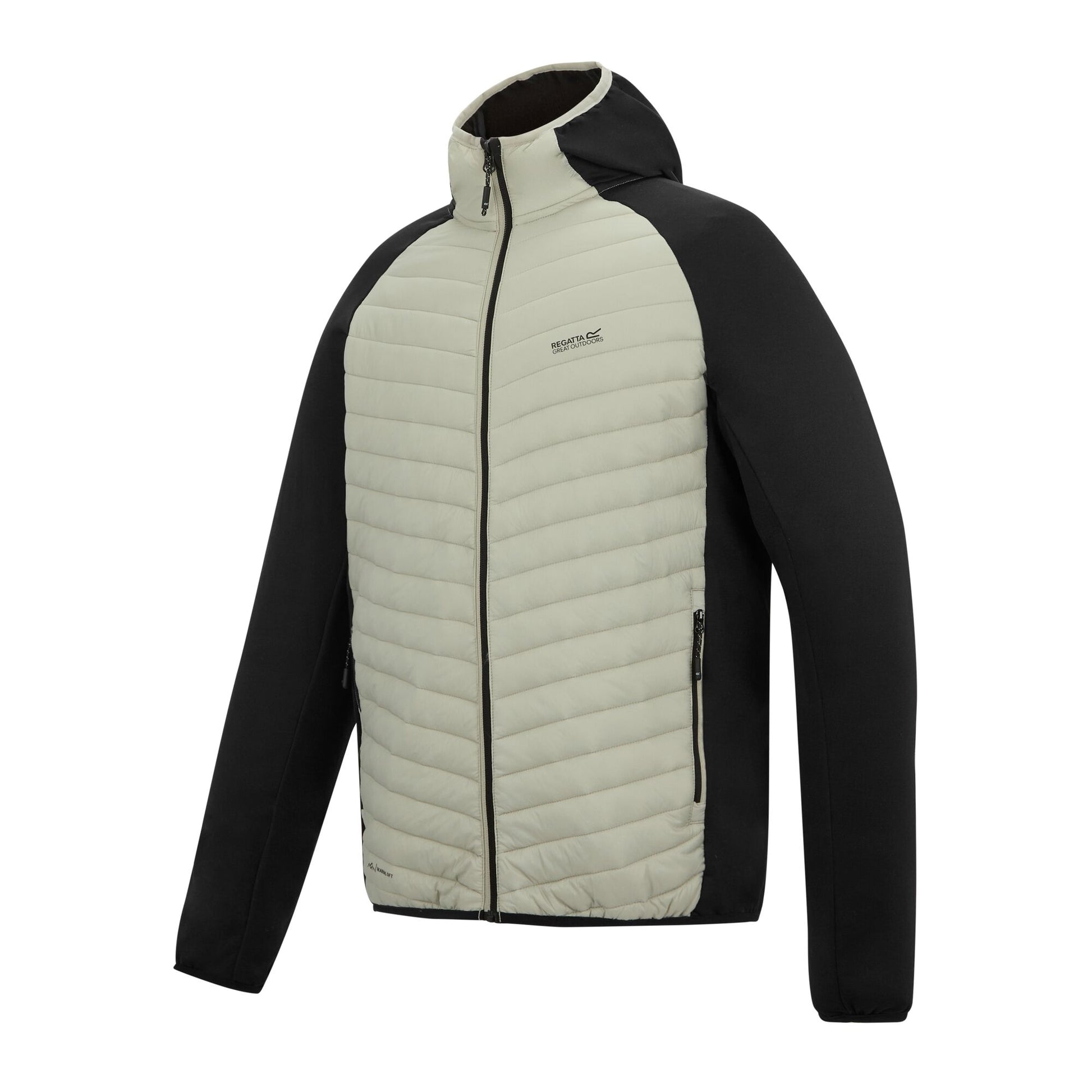 Abbeystone-Black - Side - Regatta Mens Andreson Hybrid Jacket