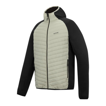 Abbeystone-Black - Side - Regatta Mens Andreson Hybrid Jacket