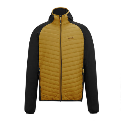 Wood Brown-Black - Front - Regatta Mens Andreson Hybrid Jacket