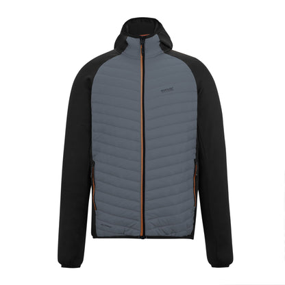 Dark Storm-Black - Front - Regatta Mens Andreson Hybrid Jacket