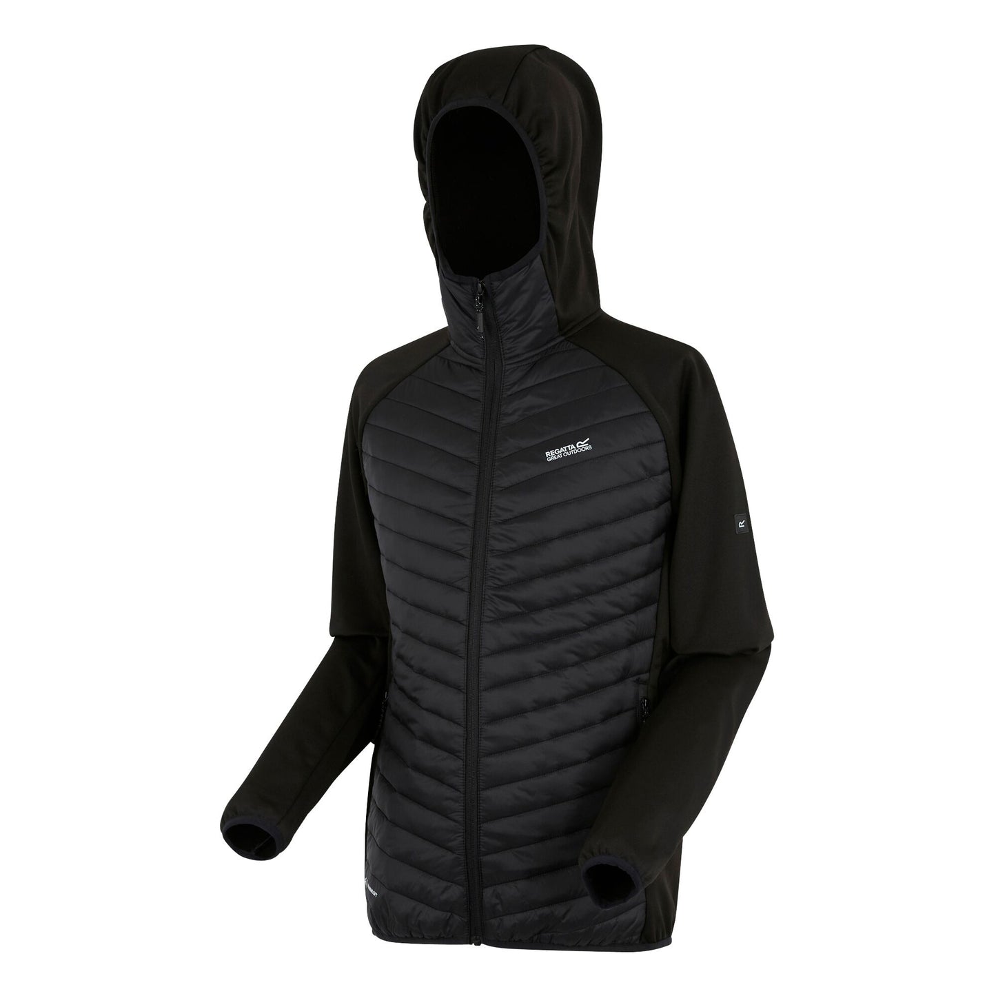 Black - Side - Regatta Mens Andreson Hybrid Jacket