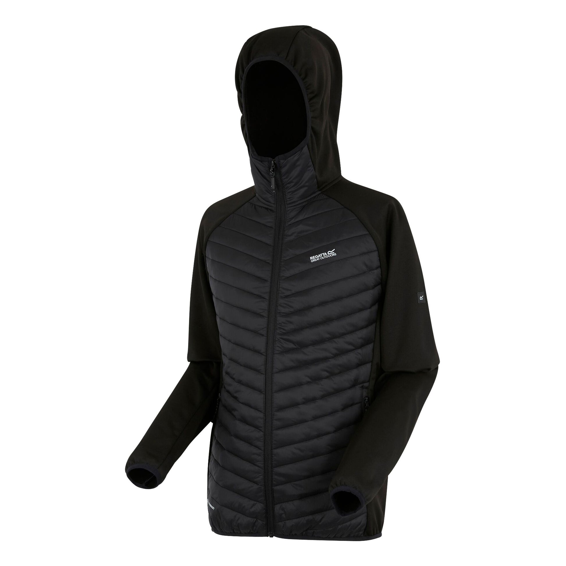 Black - Side - Regatta Mens Andreson Hybrid Jacket