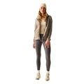 Soft Taupe - Close up - Regatta Womens-Ladies Mayse Full Zip Fleece Jacket