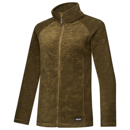 Bark Green - Side - Regatta Womens-Ladies Mayse Full Zip Fleece Jacket