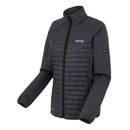 Seal Grey - Side - Regatta Womens-Ladies Clumber Hybrid Jacket