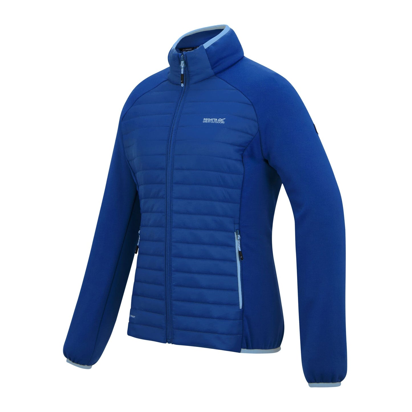 Aviator Blue - Side - Regatta Womens-Ladies Clumber Hybrid Jacket