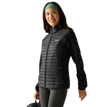 Black - Lifestyle - Regatta Womens-Ladies Clumber Hybrid Jacket