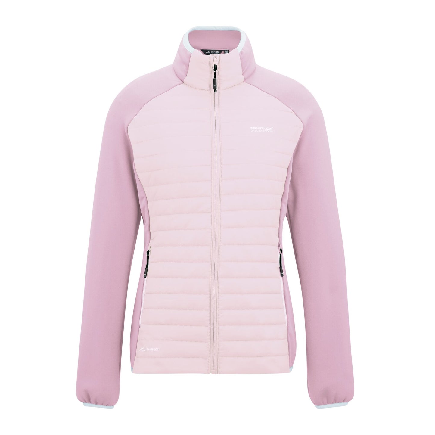 Pink Haze-Powder Lilac - Front - Regatta Womens-Ladies Clumber Hybrid Jacket