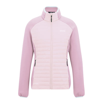 Pink Haze-Powder Lilac - Front - Regatta Womens-Ladies Clumber Hybrid Jacket