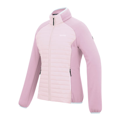 Pink Haze-Powder Lilac - Side - Regatta Womens-Ladies Clumber Hybrid Jacket