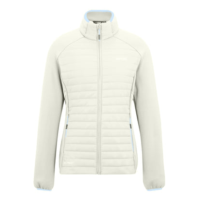 Barely White-Washed - Front - Regatta Womens-Ladies Clumber Hybrid Jacket