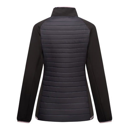Black-Powder Lilac - Back - Regatta Womens-Ladies Clumber Hybrid Jacket