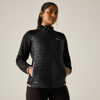 Black-Powder Lilac - Pack Shot - Regatta Womens-Ladies Clumber Hybrid Jacket